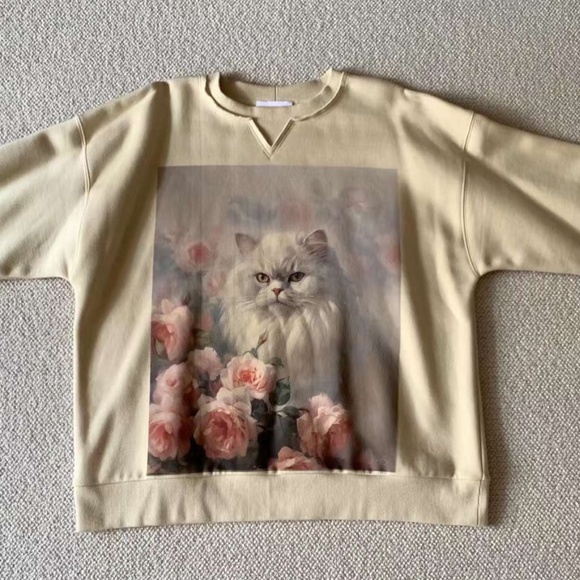 Selkie The Cottage Kitty Winter Sweater Sweatshirts - Picture 6 of 10